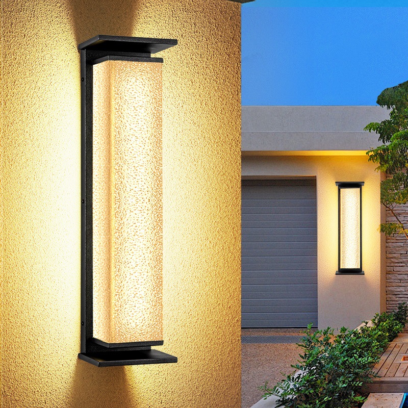 太阳能户外防水壁灯别墅大门口两侧柱子灯庭院露台灯外围墙景观灯