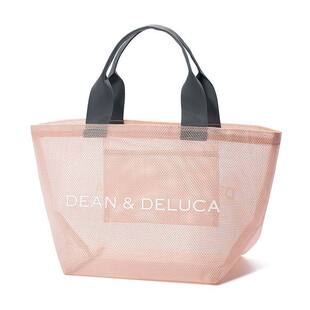 现货 DEAN&DELUCA网状手提包 沙滩包 烟熏粉色 S L  尺寸