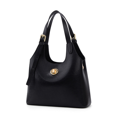 ELLE女包新款手提水桶包腋下包