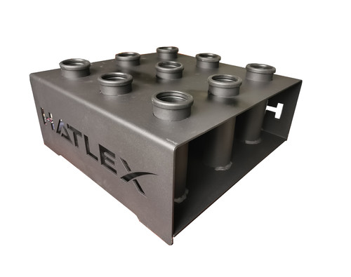 HATLEX THE CUBE 杠铃奥杆 存放插盘 9根杆 整体激光切割