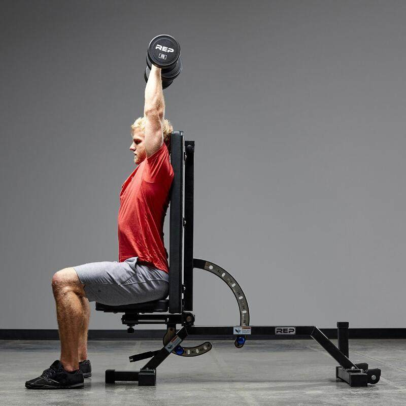 rep ab5000 重型哑铃凳 卧推凳 飞鸟凳仰卧板私教训练凳健身凳