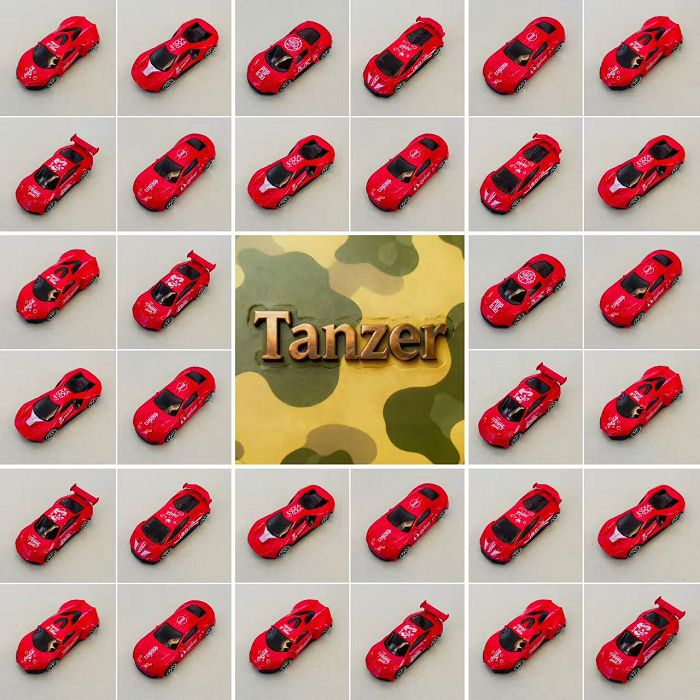 Tanzer建筑工程汽车模型-儿童静态玩具-合金-可乐主题-超跑系列