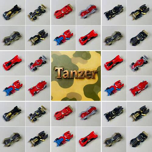 Tanzer建筑工程汽车模型-儿童静态玩具-合金滑行-蜘蛛侠跑车-A1组