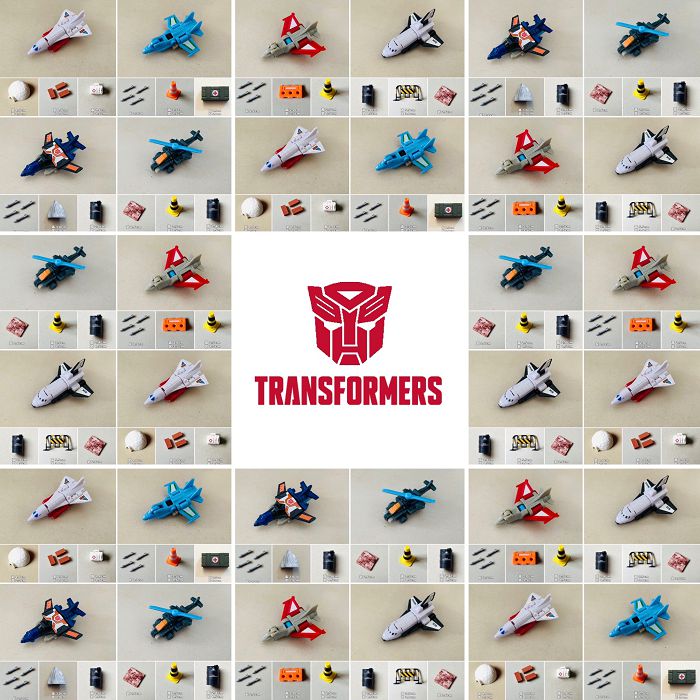 鹊城百货-变形金刚汽车人博派-航空战士小号大无畏-套装配件