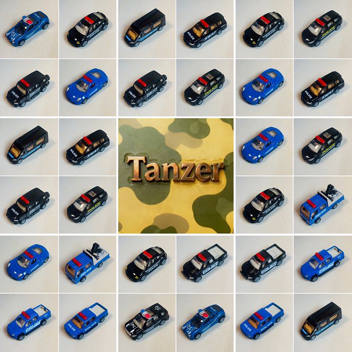 Tanzer巡逻汽车模型-儿童静态玩具-合金滑行-JC-正义使命-B系列