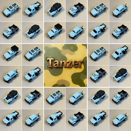 Tanzer军事坦克战车装甲车模型-儿童静态玩具-合金滑行-海湾系列