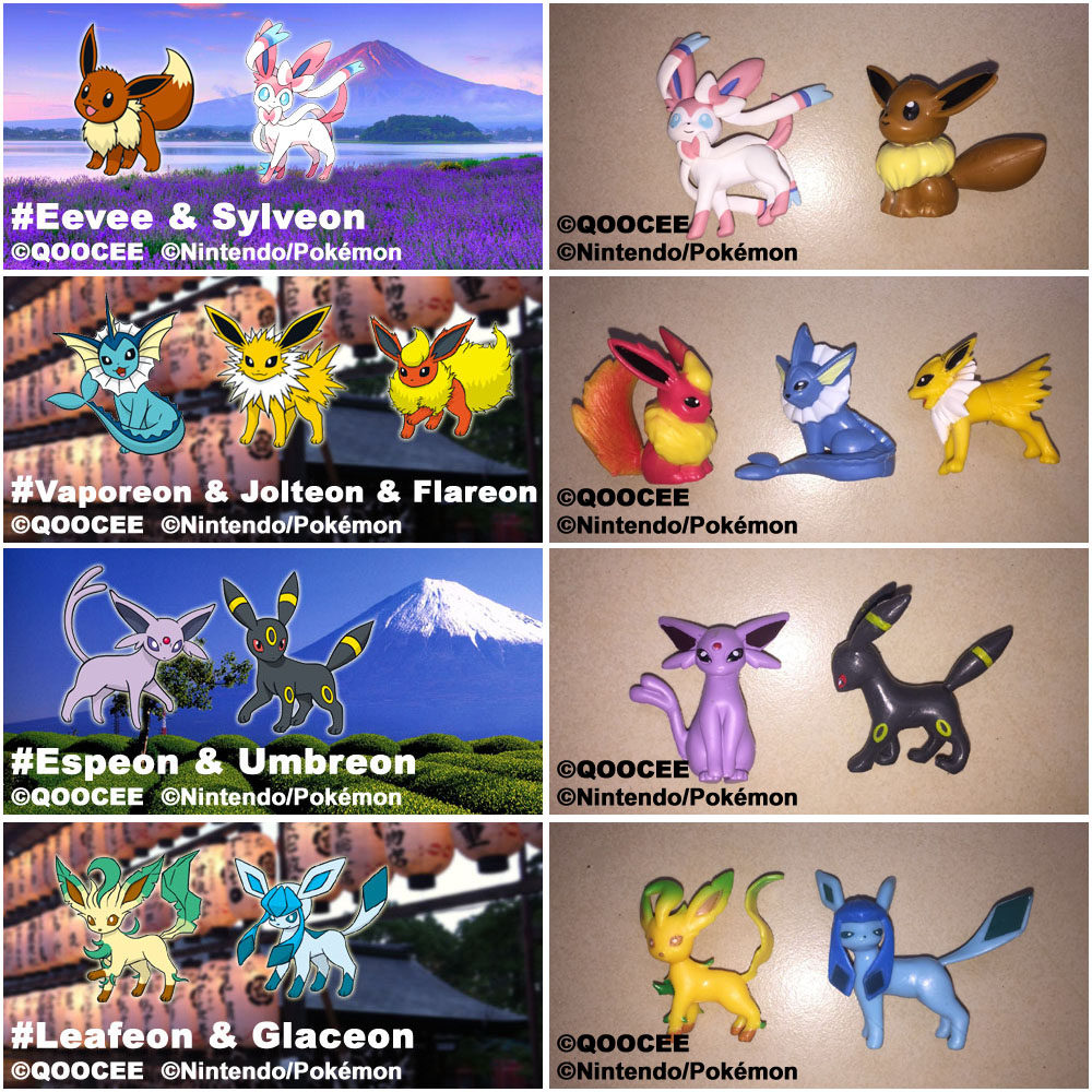 鹊城口袋妖怪-宠物小精灵福袋-水伊布-太阳伊布-火伊布-伊布家族