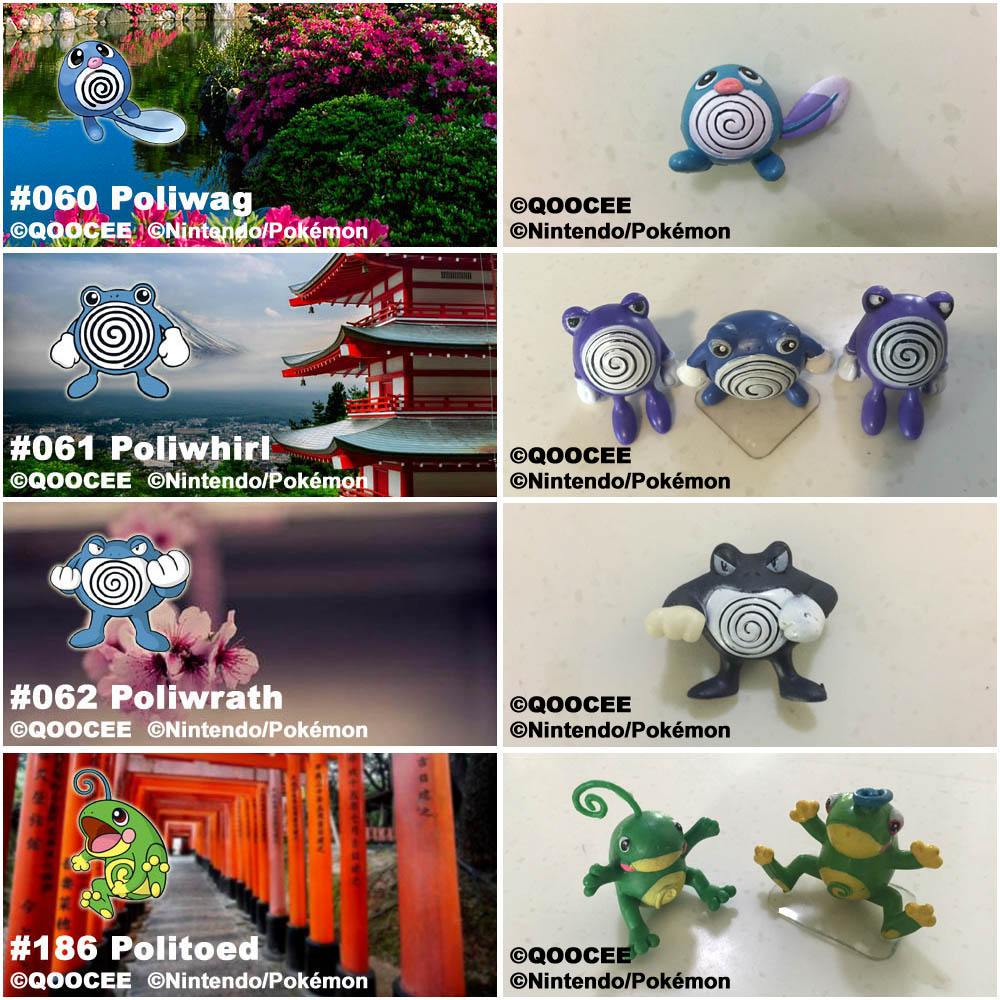 鹊城口袋妖怪-宠物小精灵福袋-蚊香蝌蚪-蚊香蛙-快泳蛙-牛蛙君