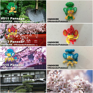 鹊城口袋妖怪-宠物小精灵福袋-精灵宝可梦-花椰猴-爆香猴-冷水猴