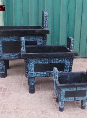 大号纯铜鼎青铜司母戊鼎方鼎四足精工铜鼎工艺品乔迁庆典开业礼品