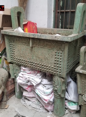 全铜加厚司母戊鼎青铜器定做