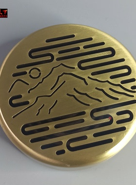 室内纯铜禅意风檀香手炉