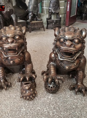 摆件镇宅仿古风北京狮定制