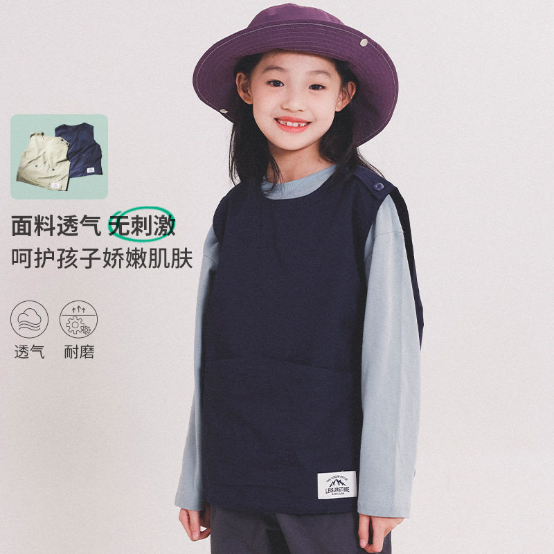 儿童工装马甲2026春季新款户外男女童背心外套中大童无袖坎肩上衣,童装/婴儿装/亲子装,马甲,淘宝优惠券,粉丝福利购,淘宝优惠卷