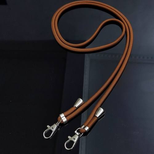 包包肩带可调节背带纯色简约网红百搭手机挂绳编织双钩斜挎绳男女