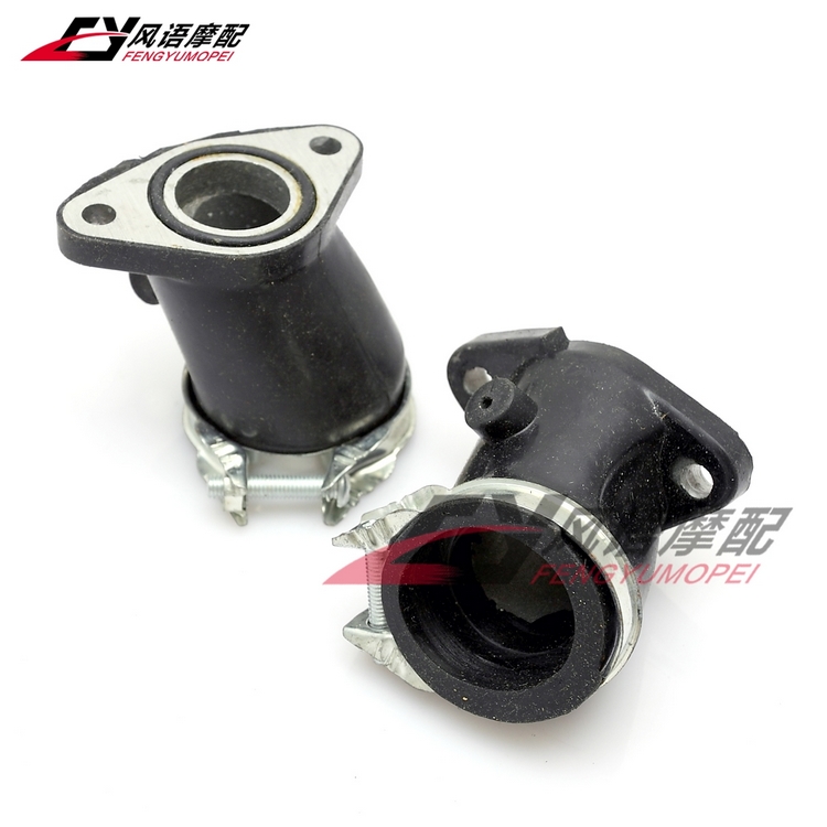 适用于本田 CA250 封闭公子 大地鹰王250 化油器接口胶 接喉1对