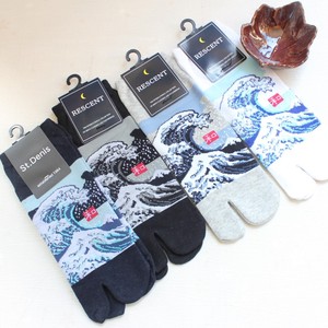 一双包邮日本两指分趾男士和风二趾袜潮流 cosplay传统木屐袜