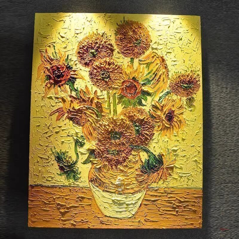 梵高向日葵手绘油画大芬