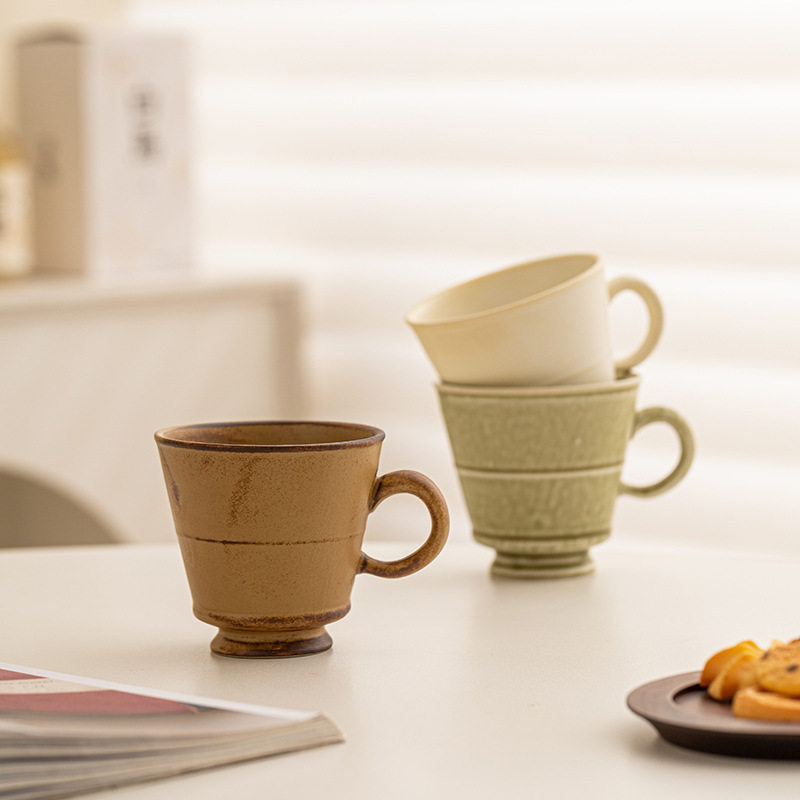 日式陶瓷咖啡杯咖啡挂耳杯复古情侣对杯家用简约创意咖啡杯,餐饮具,咖啡杯,淘宝优惠券,粉丝福利购,淘宝优惠卷