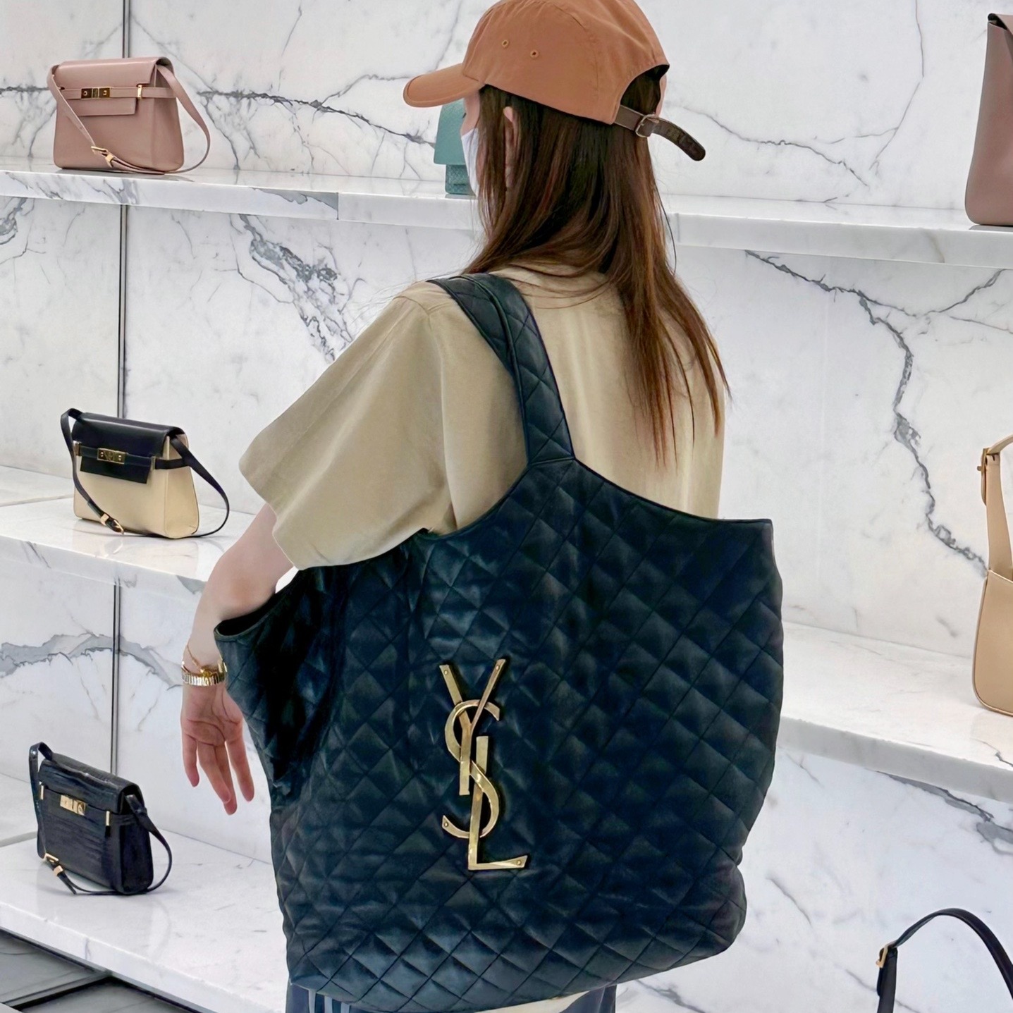 宝藏级牛货 Jamie43羊皮垃圾袋Tote大容量通勤单肩链条斜跨包1214