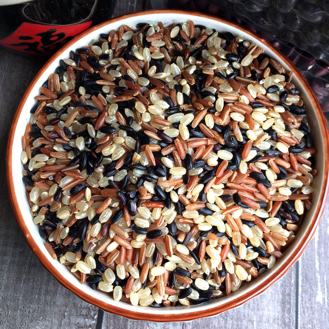 2500g五斤三色糙米饭健身低脂粗粮米五谷杂粮东北新慥米全麦袋装