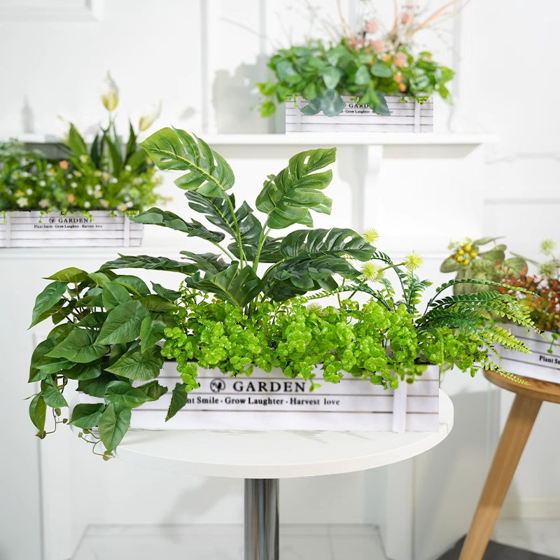 仿真花绿植栅栏花假花花束客厅餐桌花摆花装饰插花摆设花艺摆件,家居饰品,仿真花/假花,淘宝优惠券,粉丝福利购,淘宝优惠卷