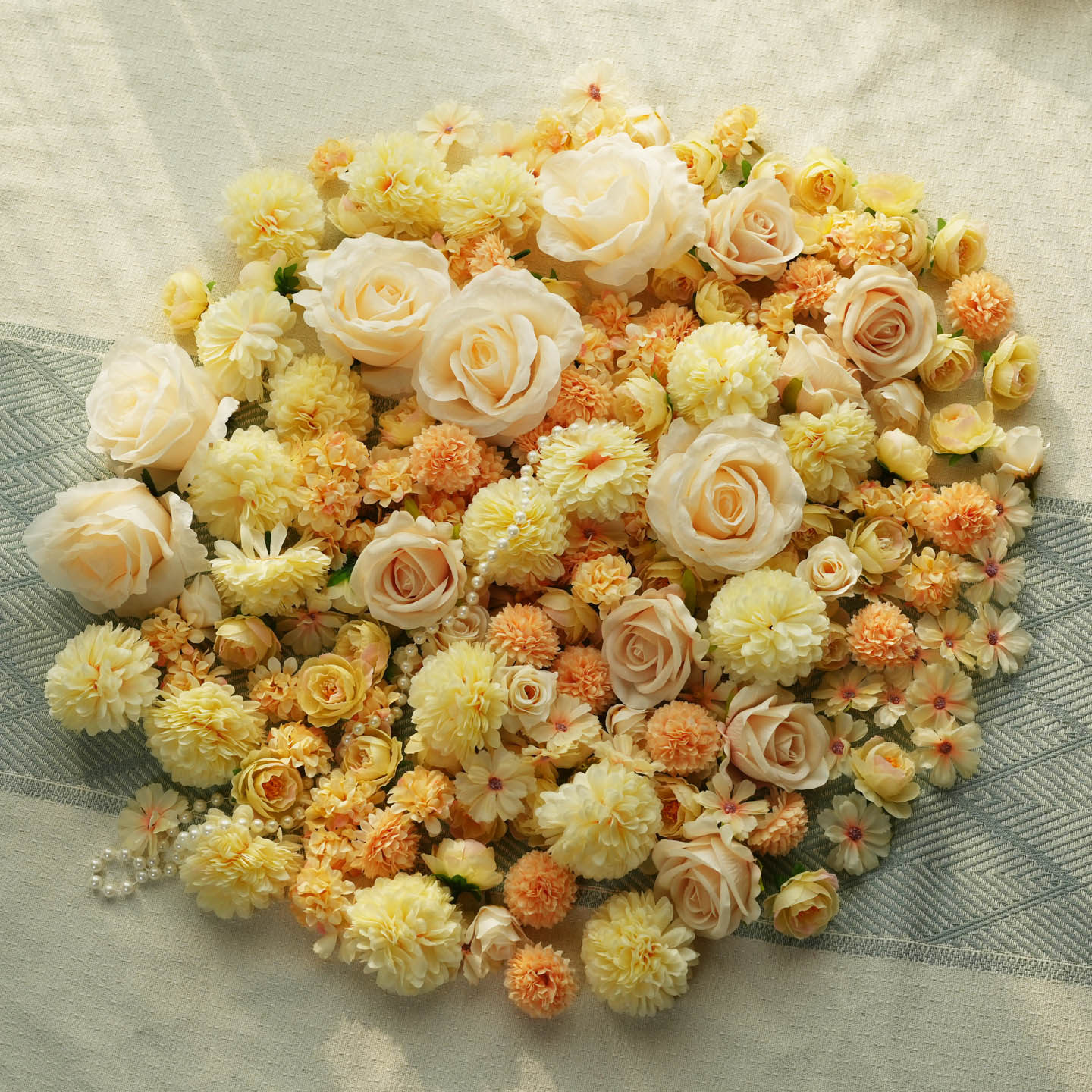 沁园春香槟仿真花头diy手工材料包手作簪花头饰花环发簪裙撑装饰,家居饰品,仿真花/假花,淘宝优惠券,粉丝福利购,淘宝优惠卷