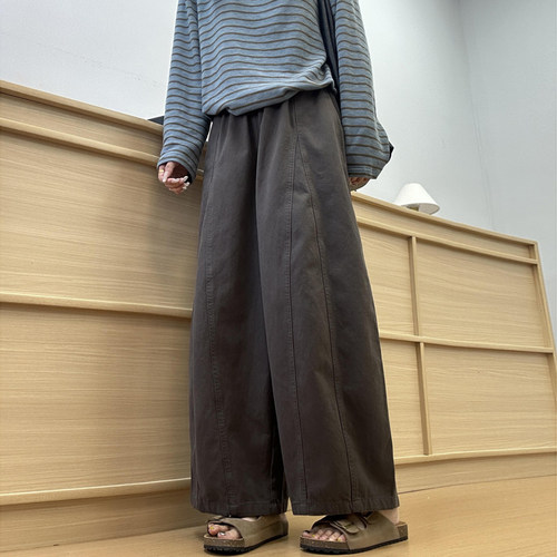 九分休闲阔腿裤女大码秋季