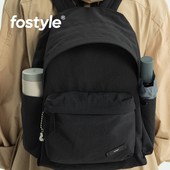 FOSTYLE帽檐双肩包女Dora小众轻便13寸旅行户外防水尼龙寸双肩包