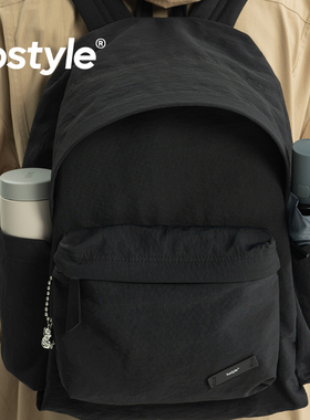 FOSTYLE帽檐双肩包女Dora小众轻便13寸旅行户外防水尼龙寸双肩包