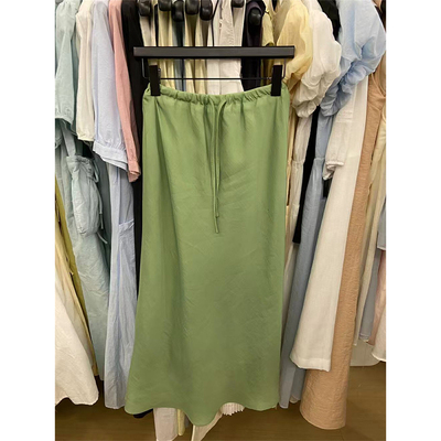 2025夏季彩色抽绳鱼尾裙