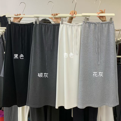 2025秋季抽绳A字裙半身裙