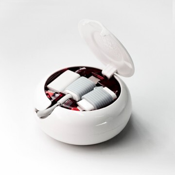 又层收纳转折头头套组充电线TOFU
