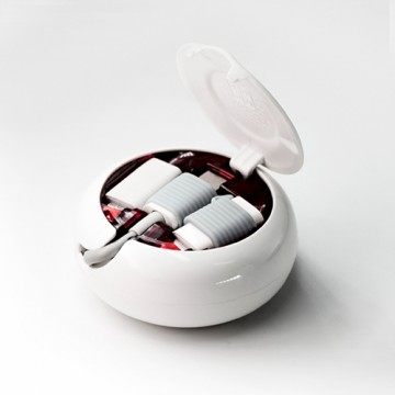 又层收纳转折头头套组充电线TOFU