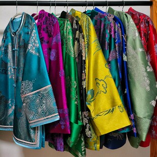 国风国潮老软缎外套上衣春秋款 女