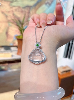 925纯银银饰进口钻石链女生