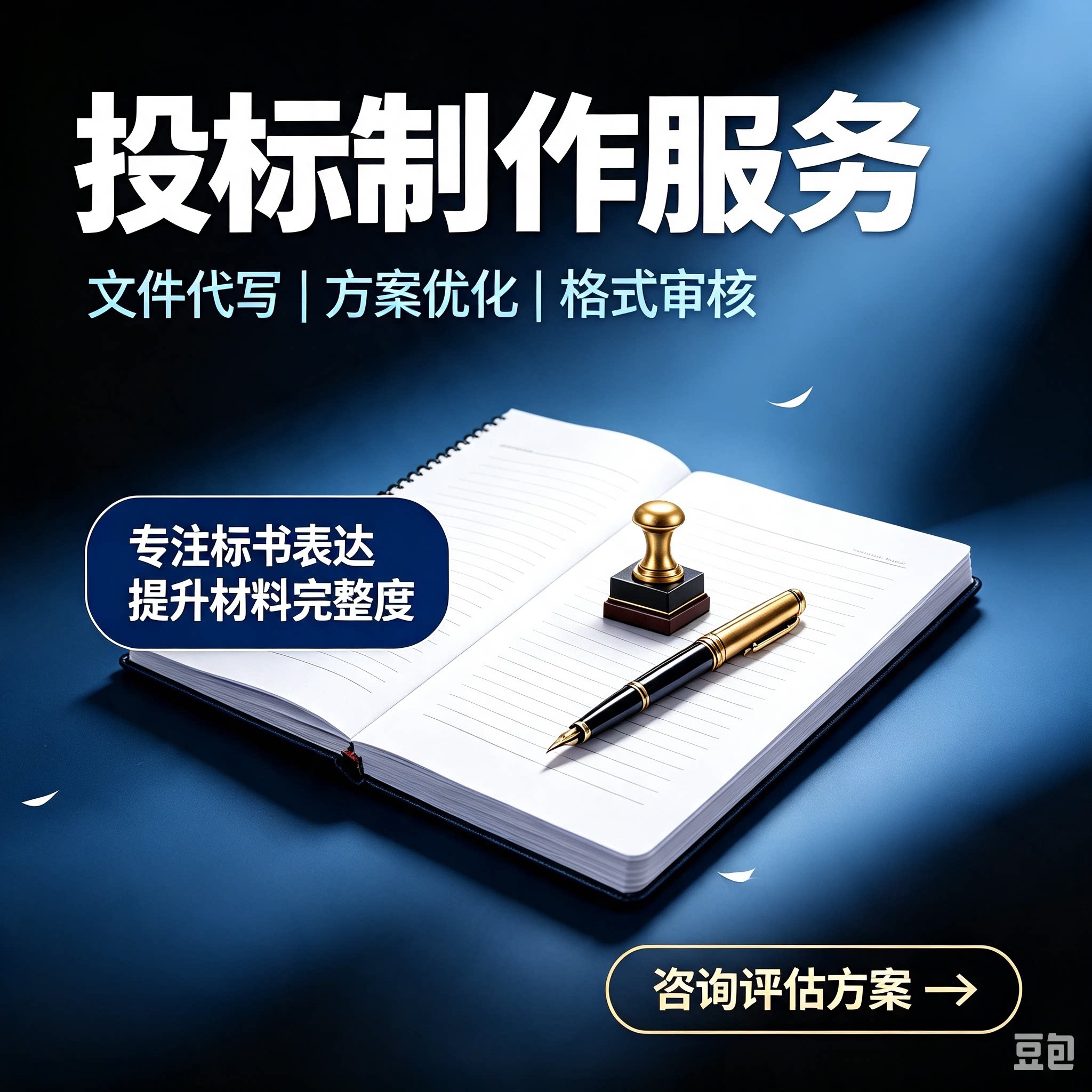 专业代写投标文件标书精编排版校对加急可接合规中标率稳一对一