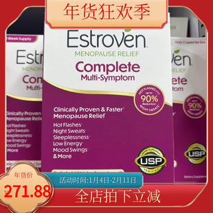 美国代购estroven更年期综合调理雌激素大豆异黄酮营养素 84粒