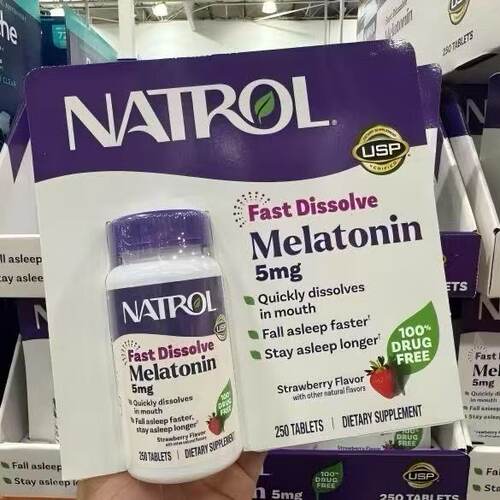 NatrolMelatonin褪黑素深度睡眠
