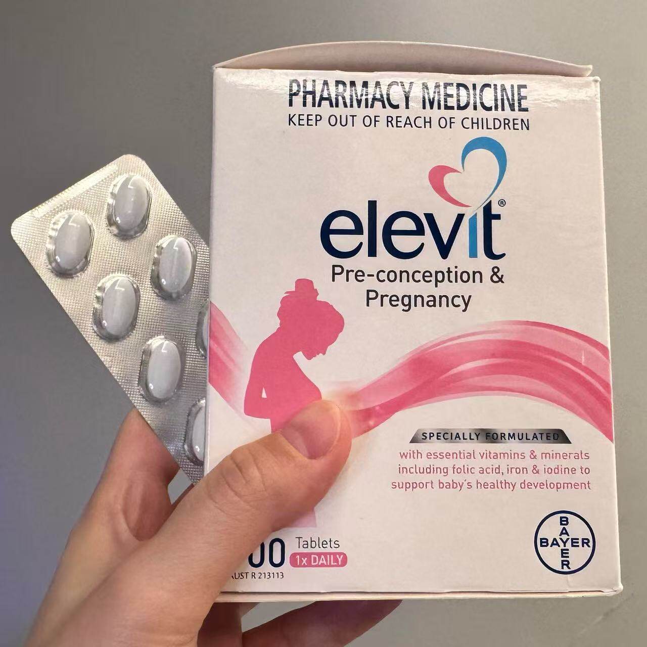 Elevit爱乐维孕妇复合维生素叶酸图片