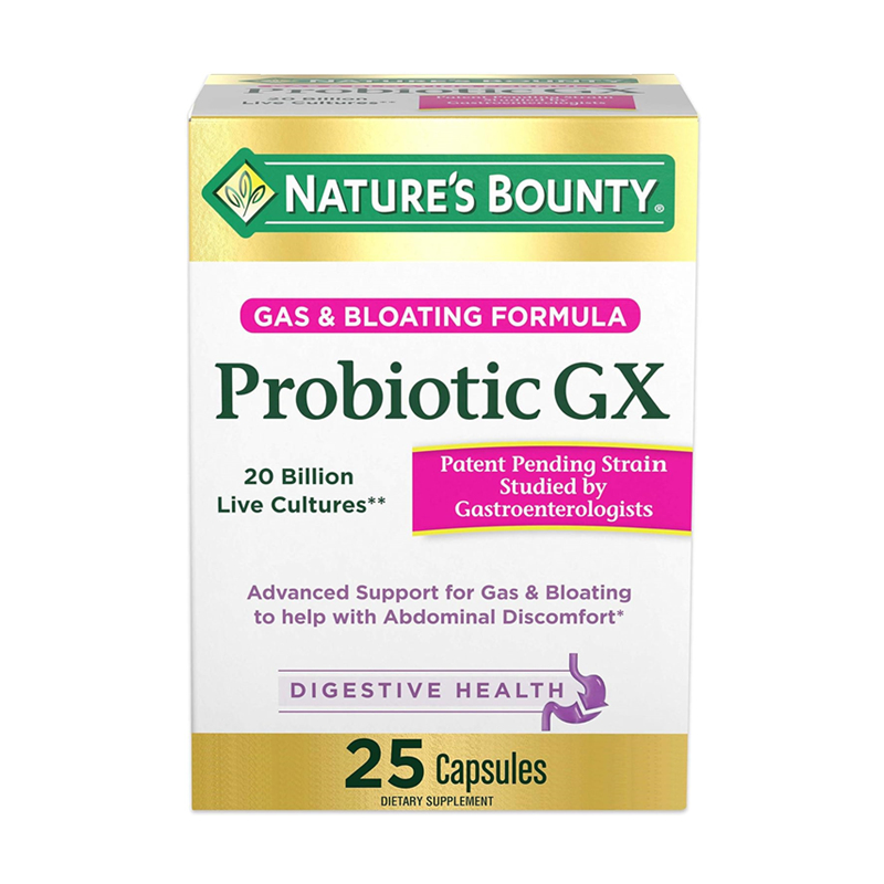美国Nature's Bounty自然之宝Probiotic GX200亿活益生菌25粒