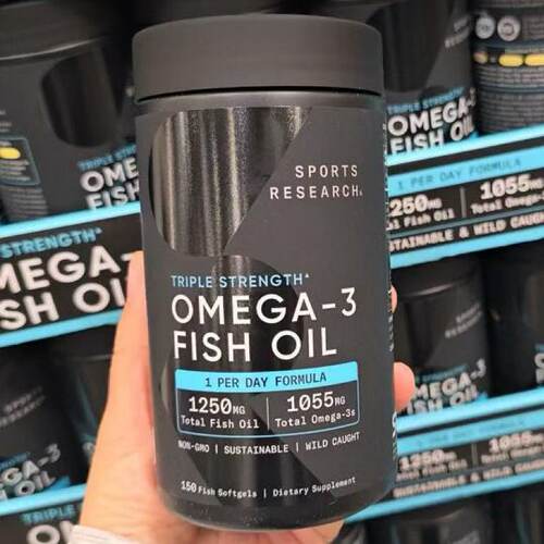sports三倍浓缩omega-3野生鱼油