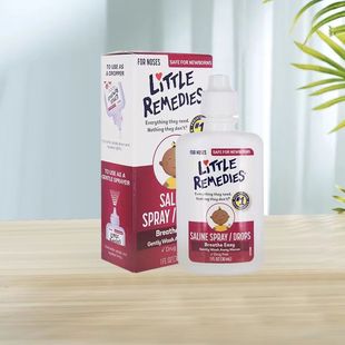 美国Little Remedies滴鼻剂婴儿舒鼻器宝宝通鼻塞鼻涕 30ml