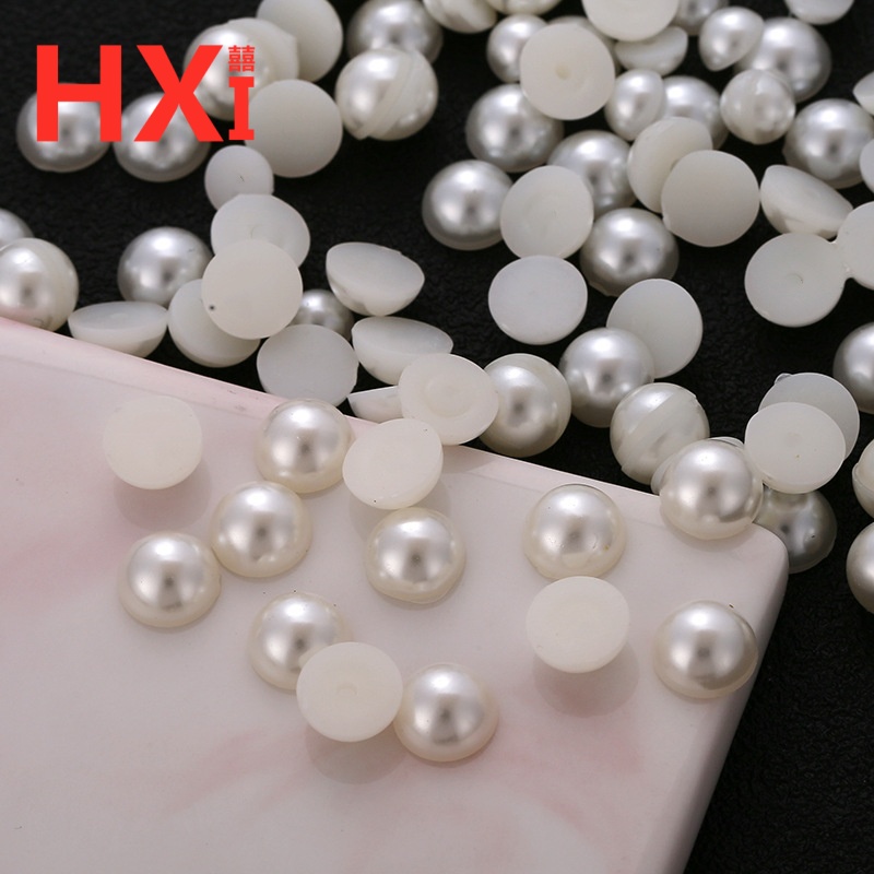 半片珍珠半圆ABS半面仿珍珠散珠