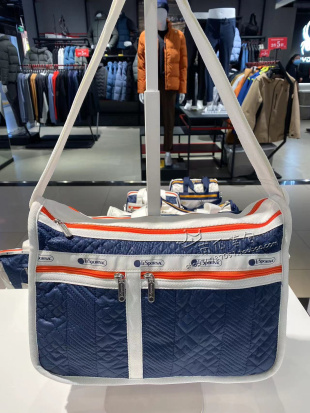 lesportsac 7505-E968斜挎单肩包女时尚背包可扩展容量  蓝色