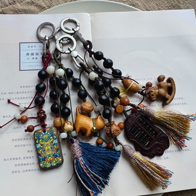 阿董原创手工无患子菩提包挂件