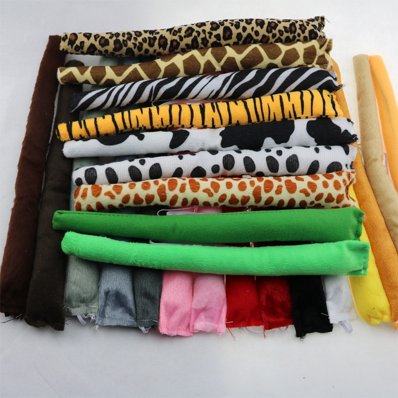 多款小动物尾巴老虎尾巴狮子尾巴幼儿园跳舞道具万圣节恶魔尾巴