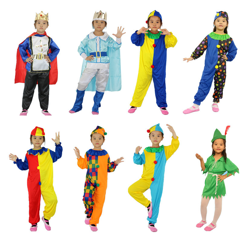 万圣节男女童演出服装party舞会聚会活动装扮女巫南瓜裙衣服服饰