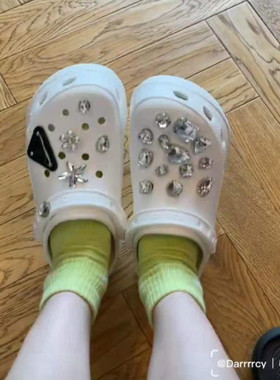 crocs洞洞鞋diy配饰小红书水钻