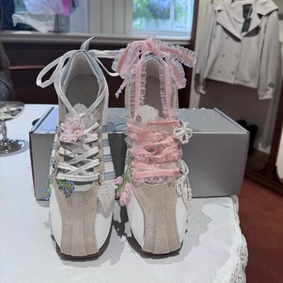 韩系高级感蝴蝶结挂件鞋花鞋带扣